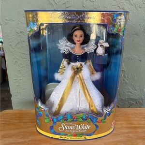 Disney Snow White in Blue and Gold Gown